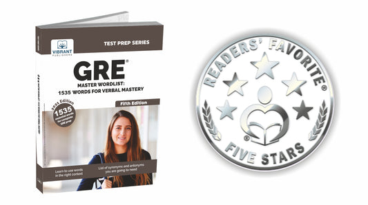 GRE Master Wordlist Gets a 5-star Rating from Readers’ Favorite