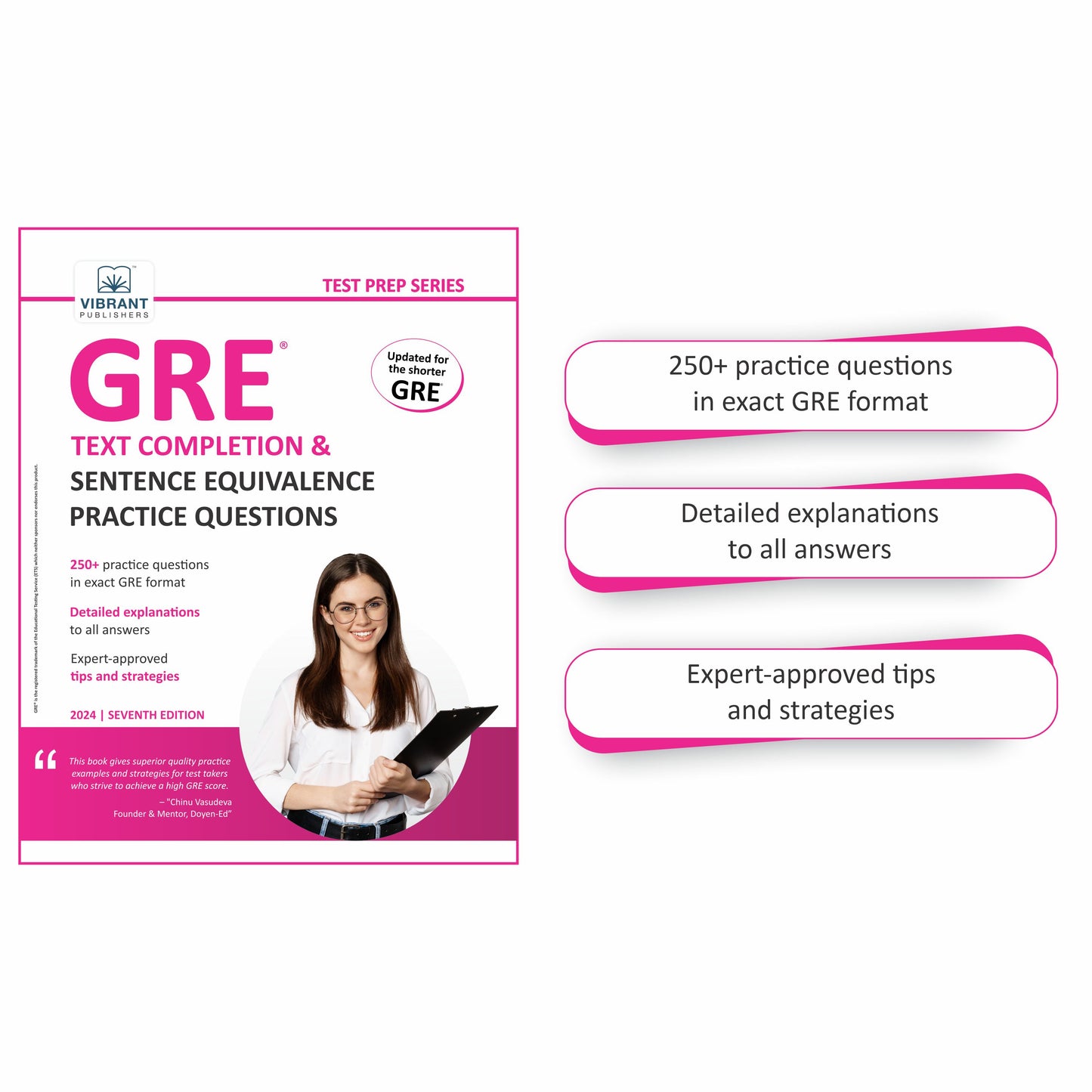 GRE SELF STUDY - 6 Practice Tests + Analytical Writing: Book 1 + Master Wordlist: 1535 Words + Quantitative Reasoning + Reading Comprehension + Text Completion + Complete List - Test Prep Series