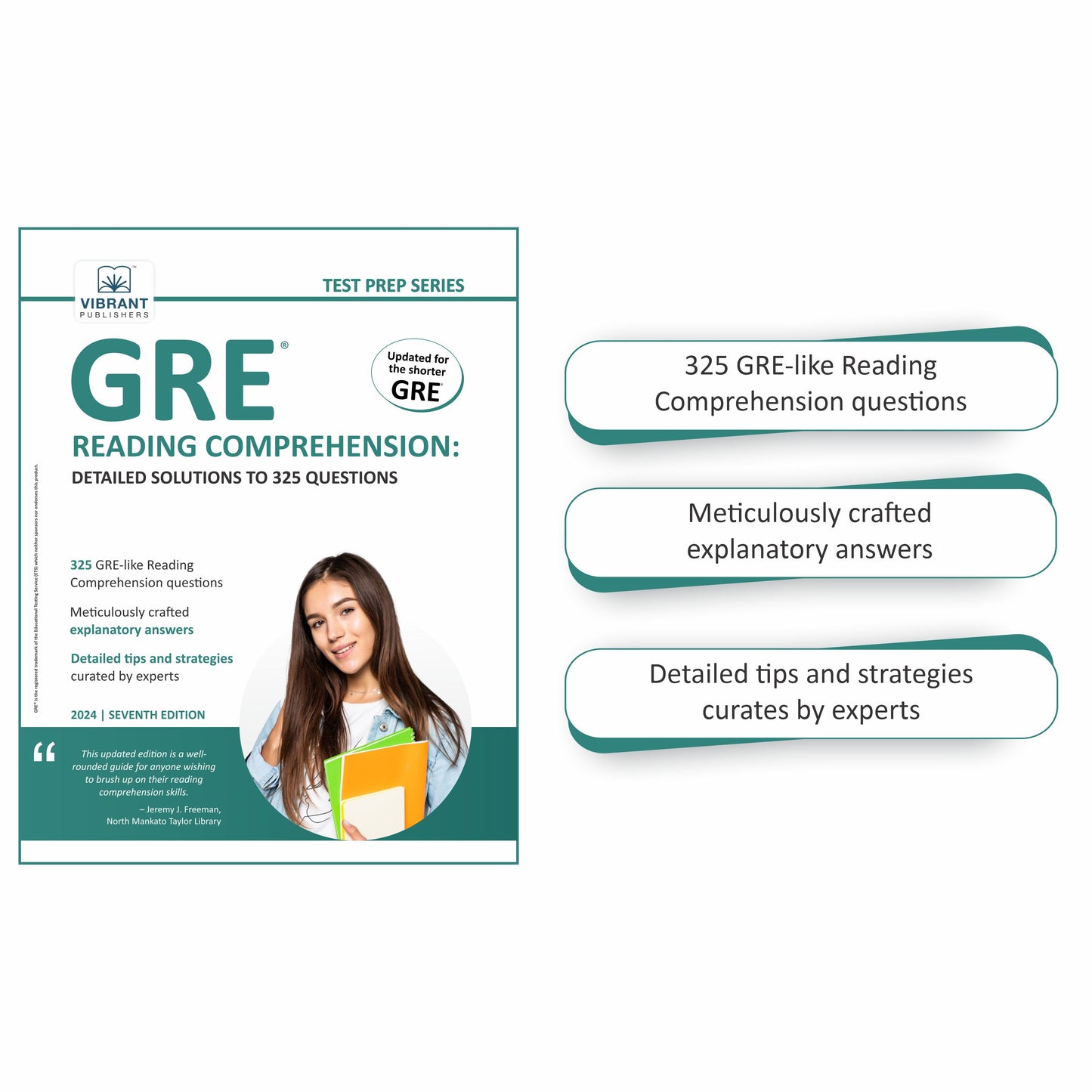 GRE SELF STUDY - 6 Practice Tests + Analytical Writing: Book 1 + Master Wordlist: 1535 Words + Quantitative Reasoning + Reading Comprehension + Text Completion + Complete List - Test Prep Series