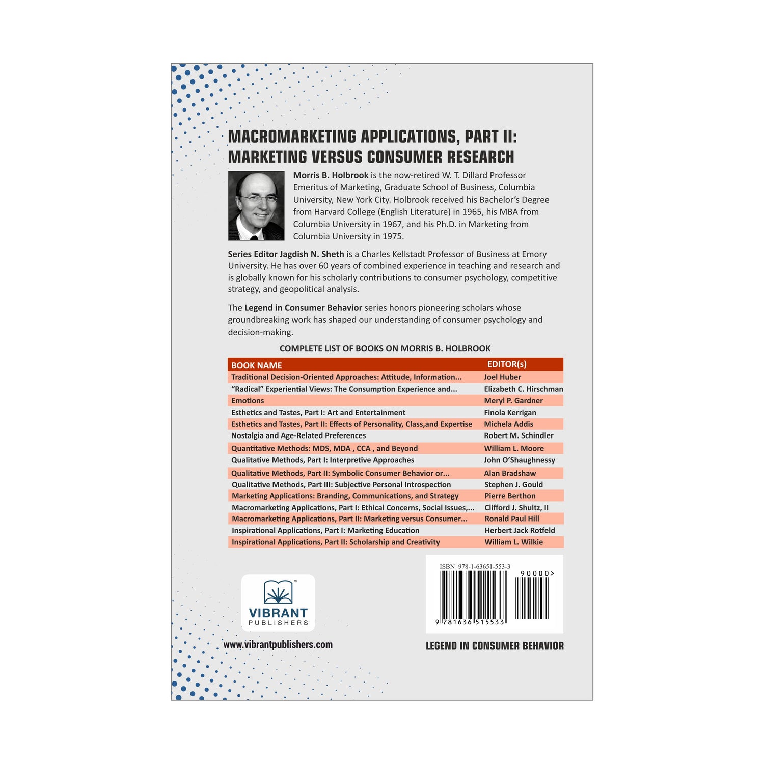Macromarketing Applications, Part II: Marketing versus Consumer Research
