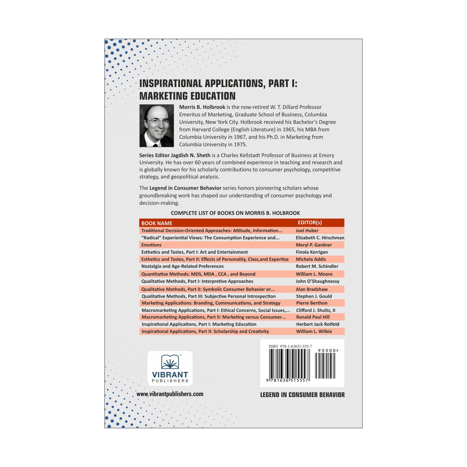 Inspirational Applications, Part I: Marketing Education