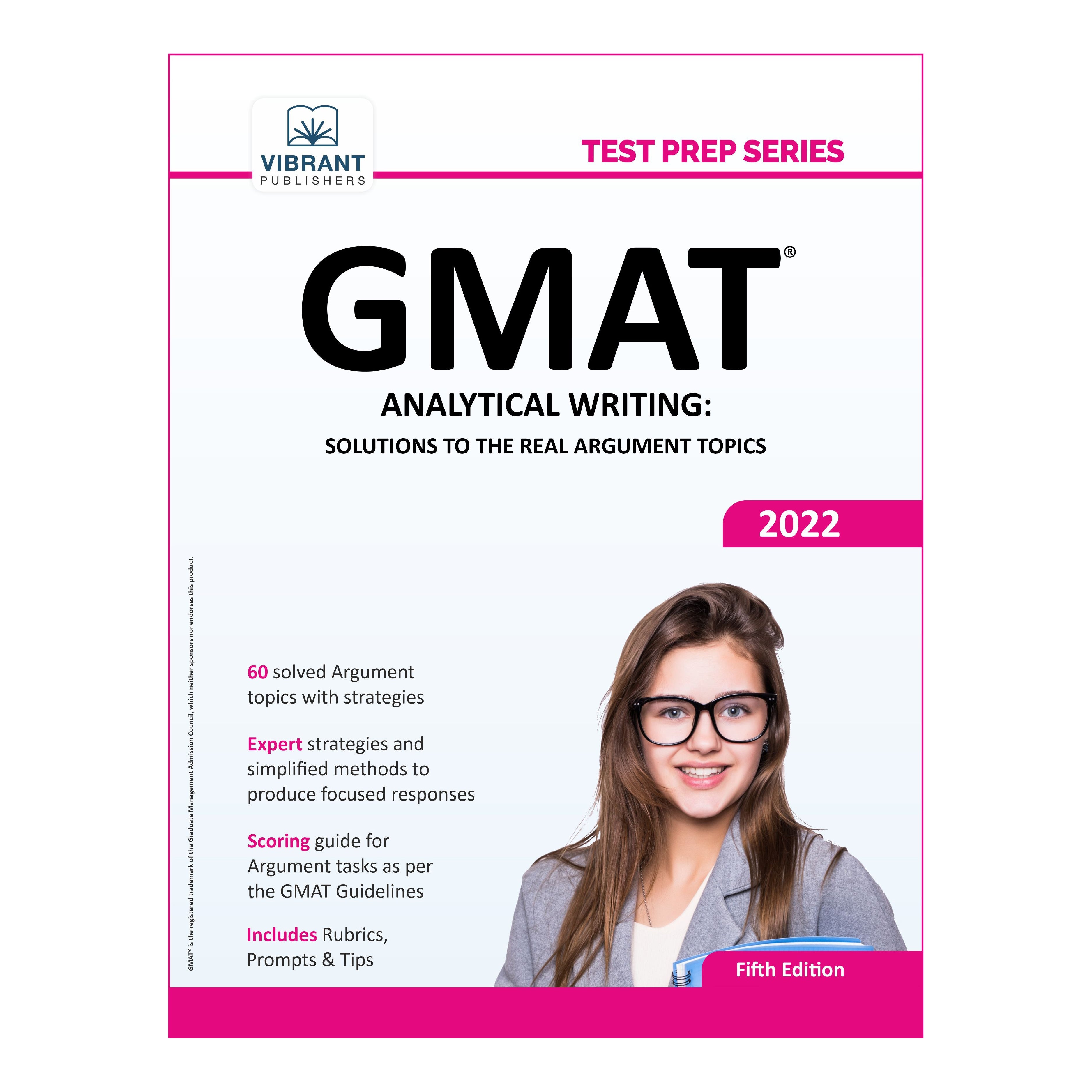 Writing:　Publishers　GMAT　E　Analytical　the　LLC　Topics　–　Real　Argument　Solutions　Vibrant　to　(2022