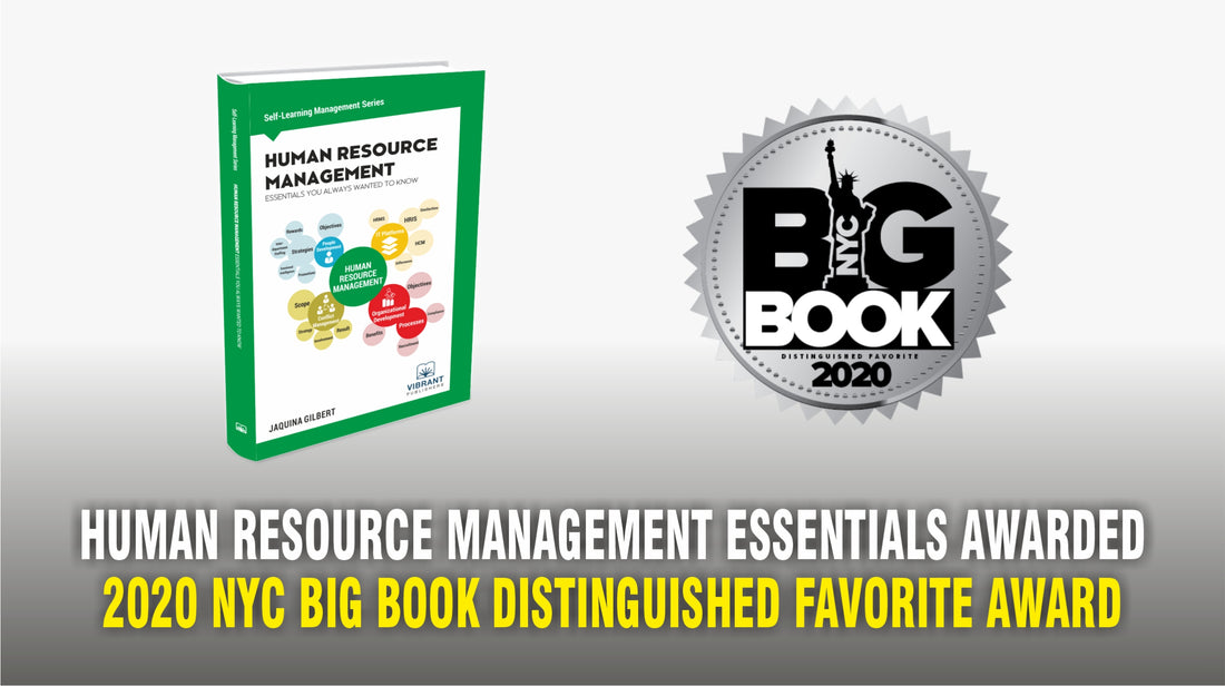 Human Resource Management Essentials awarded 2020 NYC Big Book Distinguished Favorite Award