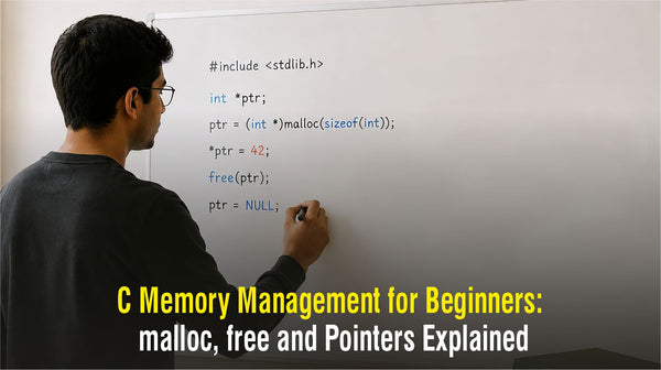 C Memory Management for Beginners: malloc, free and Pointers Explained
