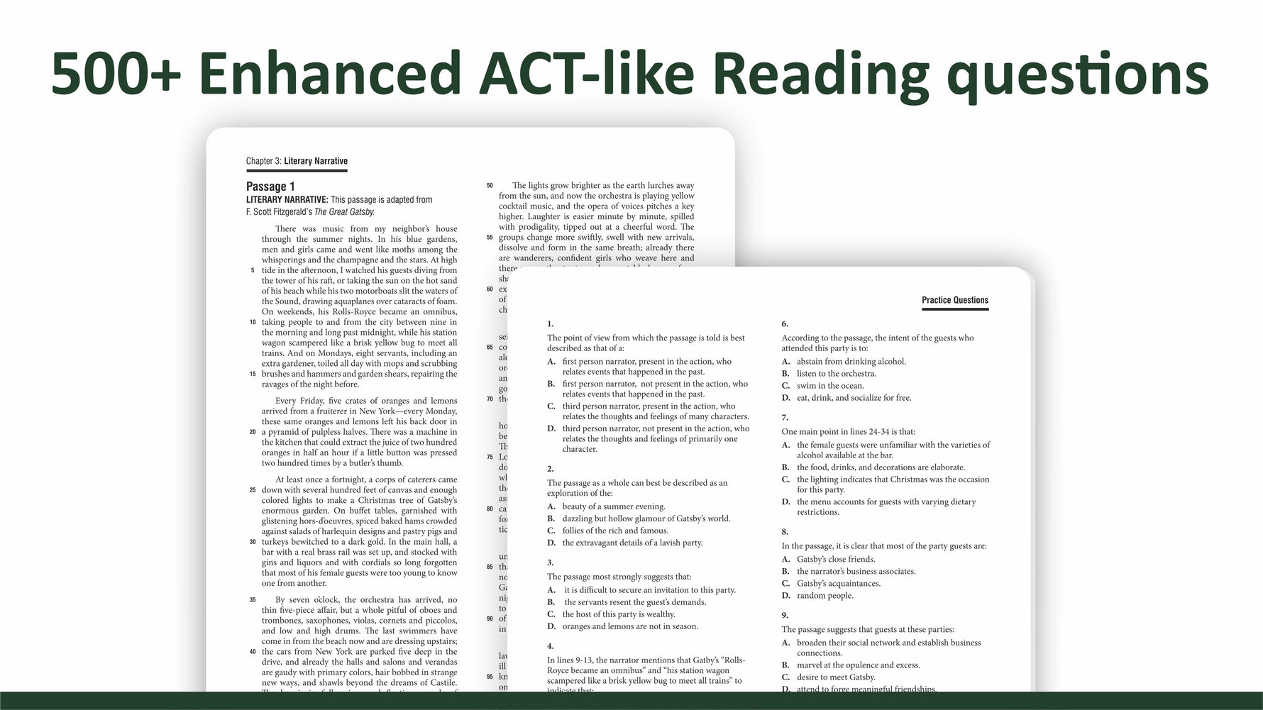 ACT Reading Practice Questions | Prep for the Enhanced ACT | 2025-2026