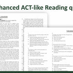 ACT Reading Practice Questions | Prep for the Enhanced ACT | 2026-2027