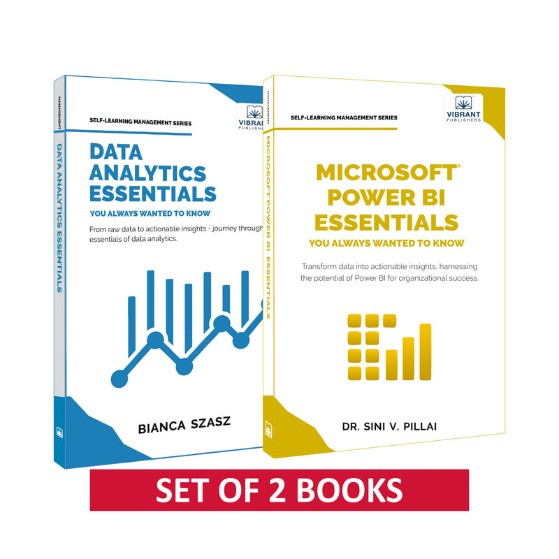 Microsoft Power BI & Data Analytics Essentials You Always Wanted to Cnow: A Guide to Data Transformation, Analytics Tools, Big Data, and AI Integration – Set of 2 Books