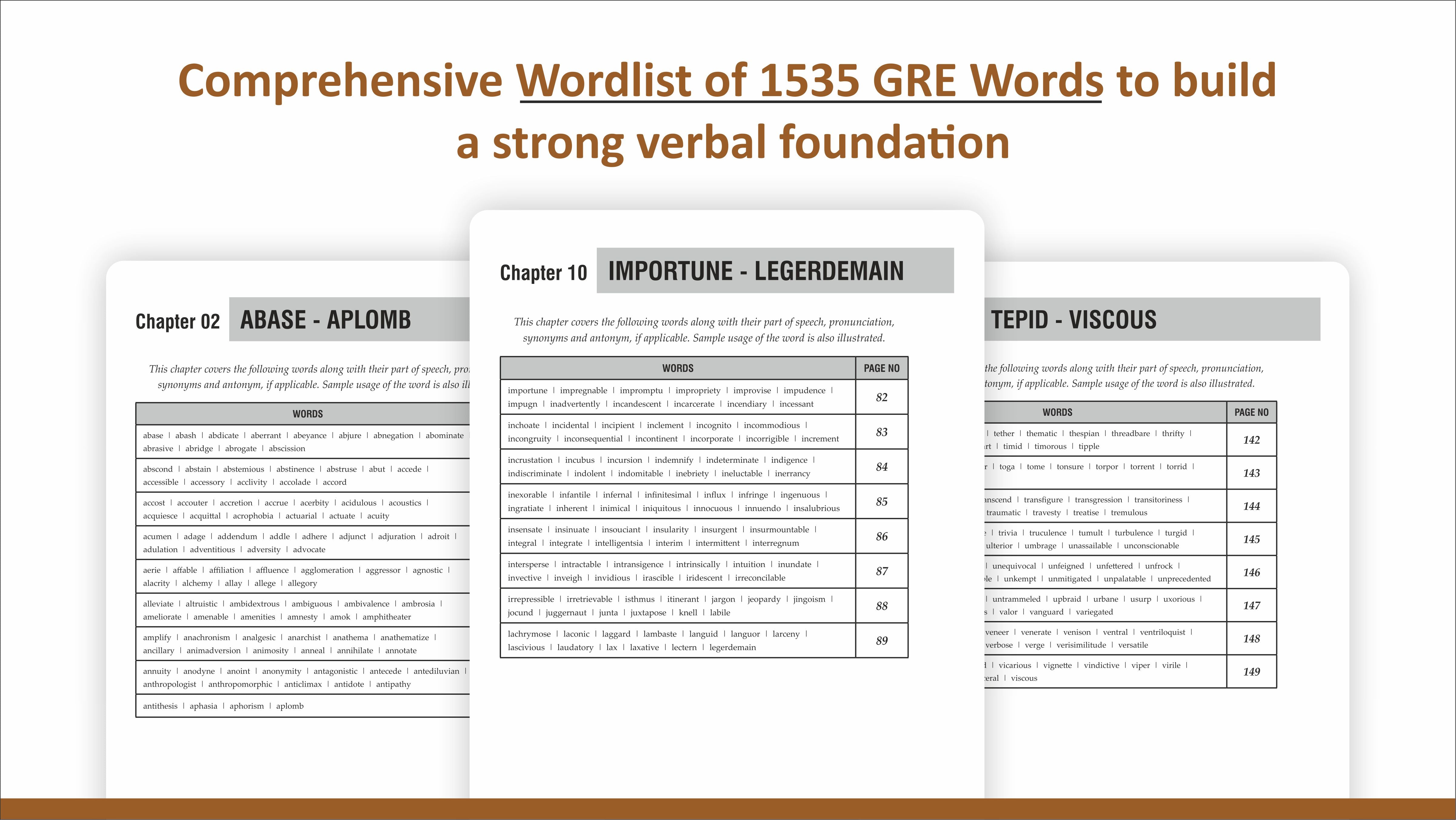 GRE Master Wordlist: 1535 Words for Verbal Mastery - Vibrant