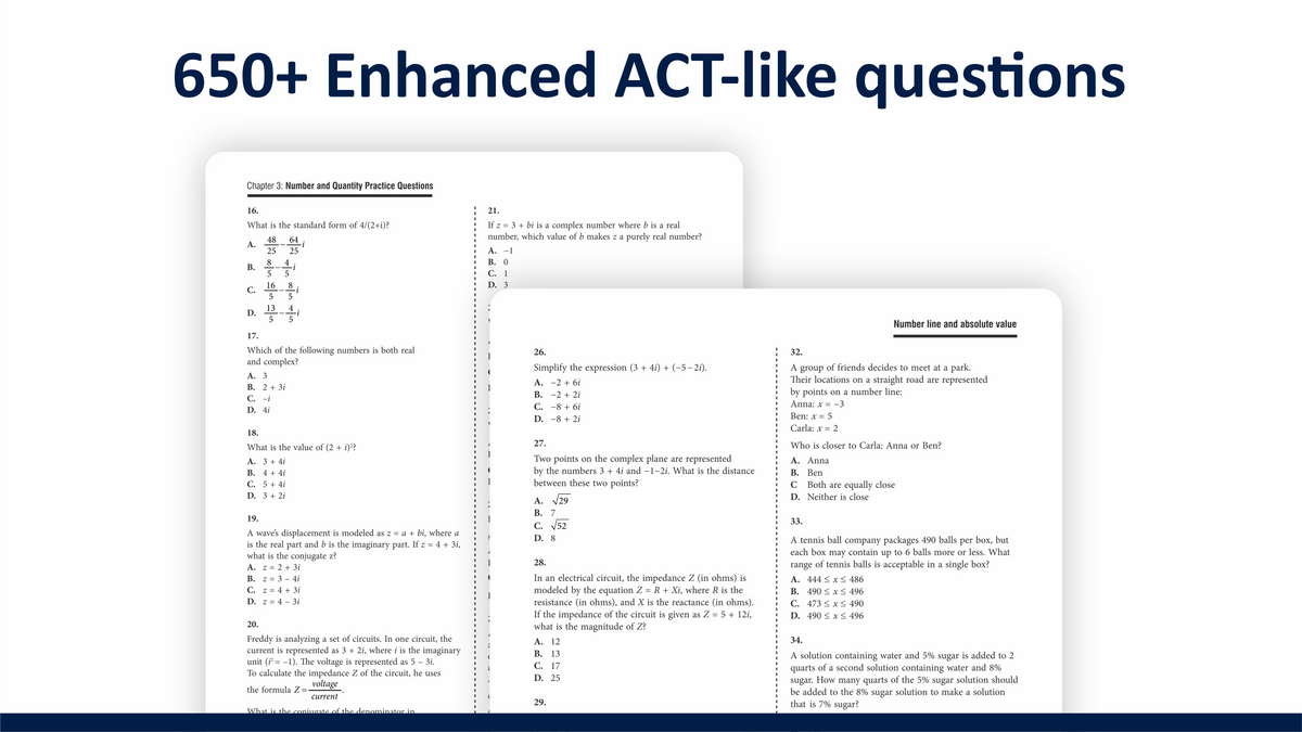 ACT Math Practice Questions | Prep for the Enhanced ACT Test | 2026 ...