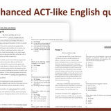 ACT English Practice Questions  | Prep for the Enhanced ACT | 2026-2027