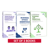 Management, Business Ethics & Business Law Essentials: Leadership, Governance, Contracts, IP, Employment, Tax & Data Protection (Set of 3 Books)