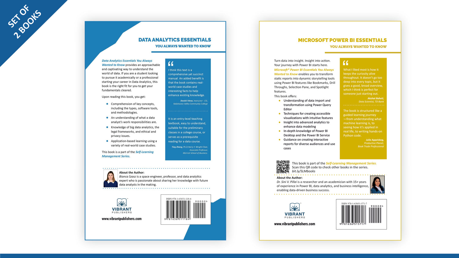 Microsoft Power BI & Data Analytics Essentials You Always Wanted to Cnow: A Guide to Data Transformation, Analytics Tools, Big Data, and AI Integration – Set of 2 Books