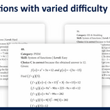 ACT Math Practice Questions | Prep for the Enhanced ACT Test | 2026–2027