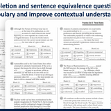 GRE Verbal Practice Questions