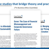 Management, Business Ethics & Business Law Essentials: Leadership, Governance, Contracts, IP, Employment, Tax & Data Protection (Set of 3 Books)