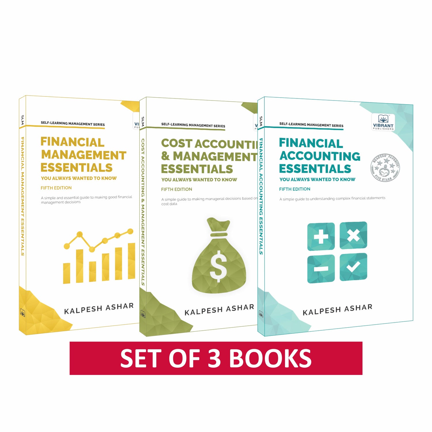 Accounting & Finance Essentials Combo – Self-Study Guide to Corporate Finance | Includes Financial Management, Cost Accounting, and Financial Accounting Books (Set of 3 Books)