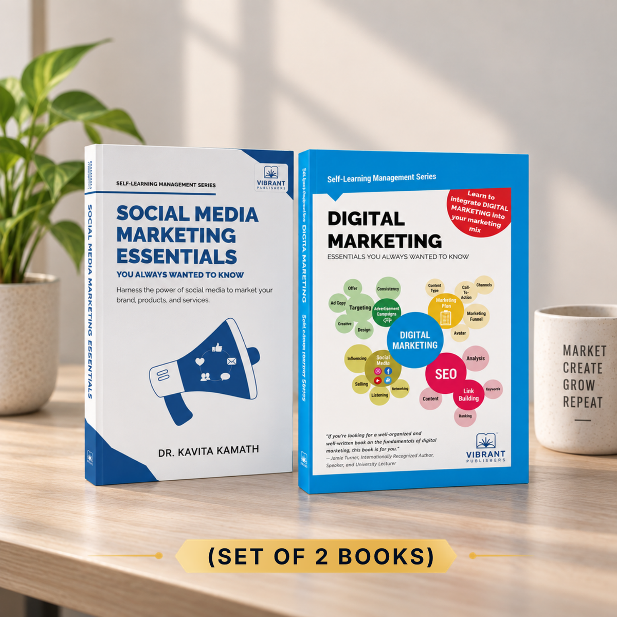 Digital Marketing and Social Media Marketing Essentials: A Practical Guide to SEO, Metrics, Strategy, and Social Media Marketing for Beginners and Entrepreneurs (Set of 2 Books)