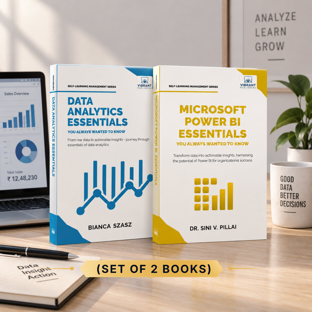Microsoft Power BI & Data Analytics Essentials You Always Wanted to Cnow: A Guide to Data Transformation, Analytics Tools, Big Data, and AI Integration – Set of 2 Books