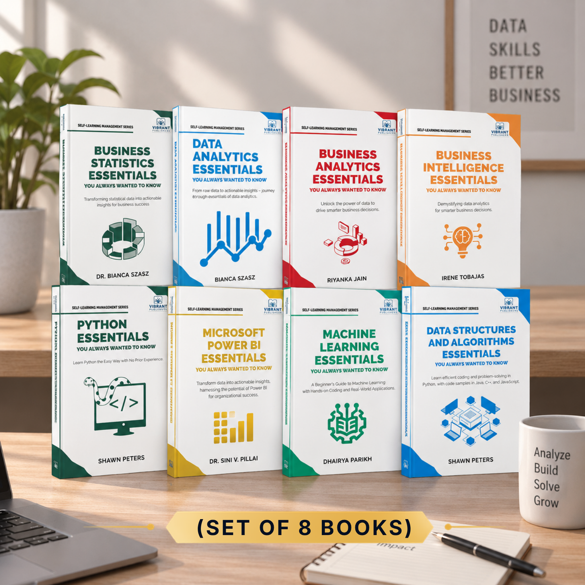 A Complete Data Science & Business Intelligence Library with  set of 8-books.