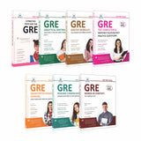 GRE Self Study: 6 Practice Tests, Analytical Writing (Book 1), Master Wordlist (1535 Words), Quantitative Reasoning, Reading Comprehension, Text Completion, Complete List (Set of 7 Books)