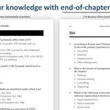 Business Sustainability and Business Ethics Essentials