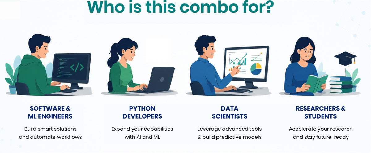 Artificial Intelligence Essentials, Machine Learning Essentials, Graph Machine Learning Essentials & Python Essentials — Set of 4 Books
