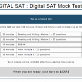 Online Practice Tests for the Digital SAT