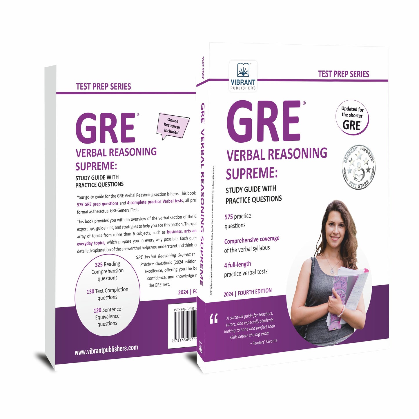GRE Verbal Reasoning Supreme: Study Guide with Practice Questions (2024 Edition)
