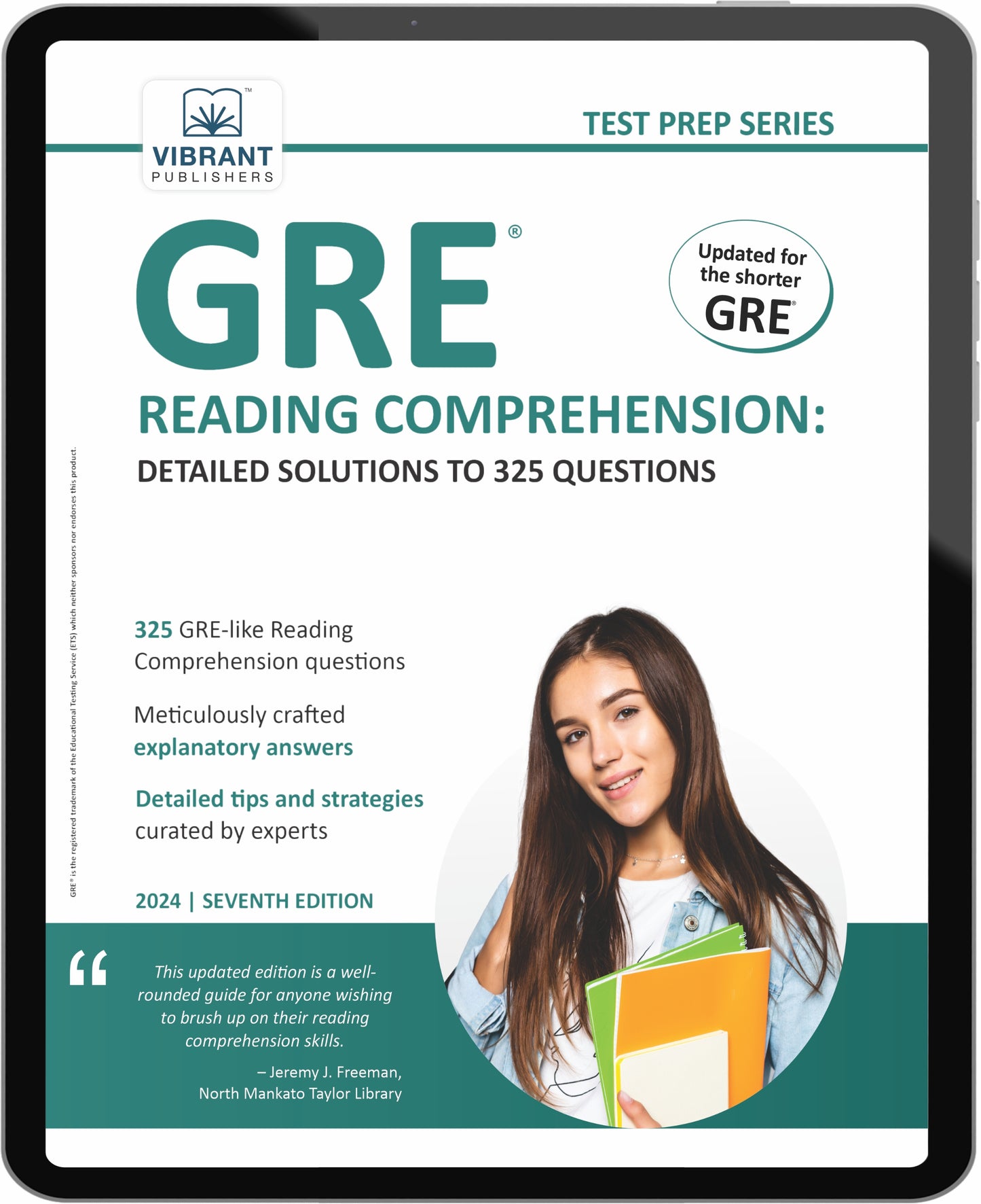 GRE Reading Comprehension: Detailed Solutions to 325 Questions (2024 Edition)