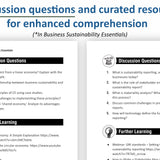 Business Sustainability and Strategy Essentials