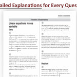 Digital SAT Math Practice Questions 2026 - 2027