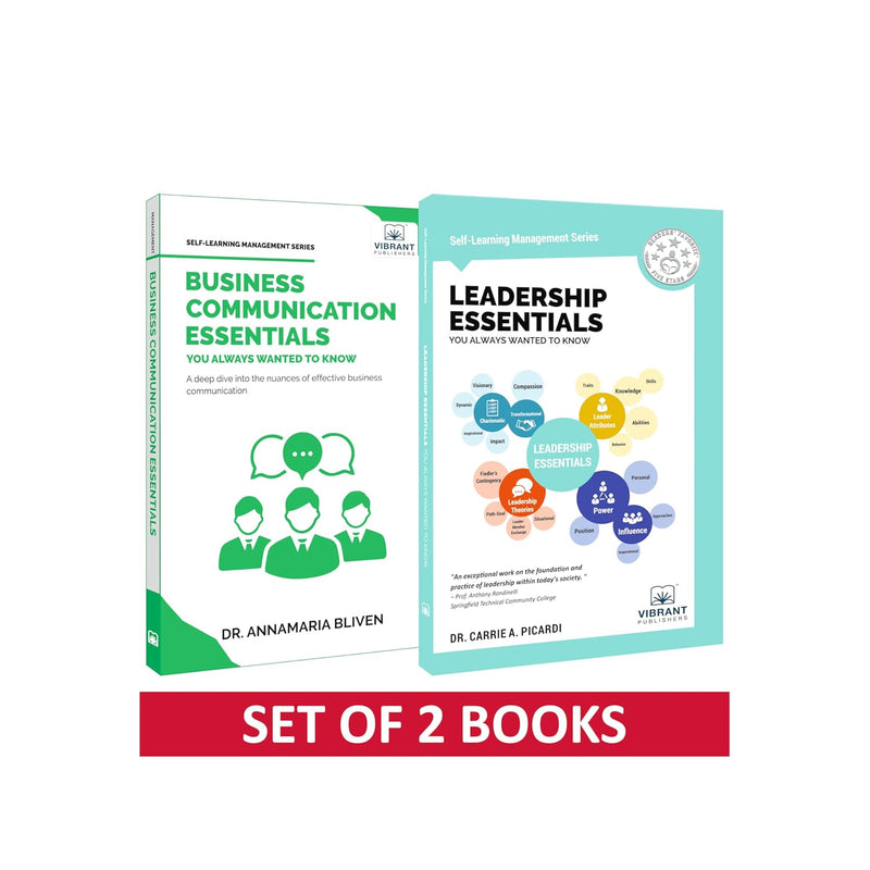 Business Communication & Leadership Essentials: Effective Strategies, Audience Analysis, Crisis Management, Ethics for Leading High-Performance Teams (Set of 2 Books)