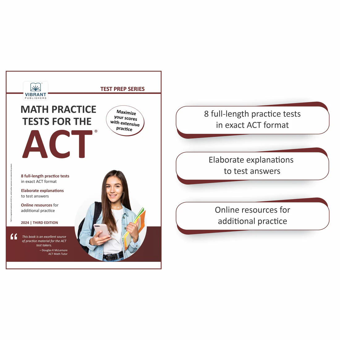 ACT PRACTICE - Math Practice Tests + Winning Strategies
