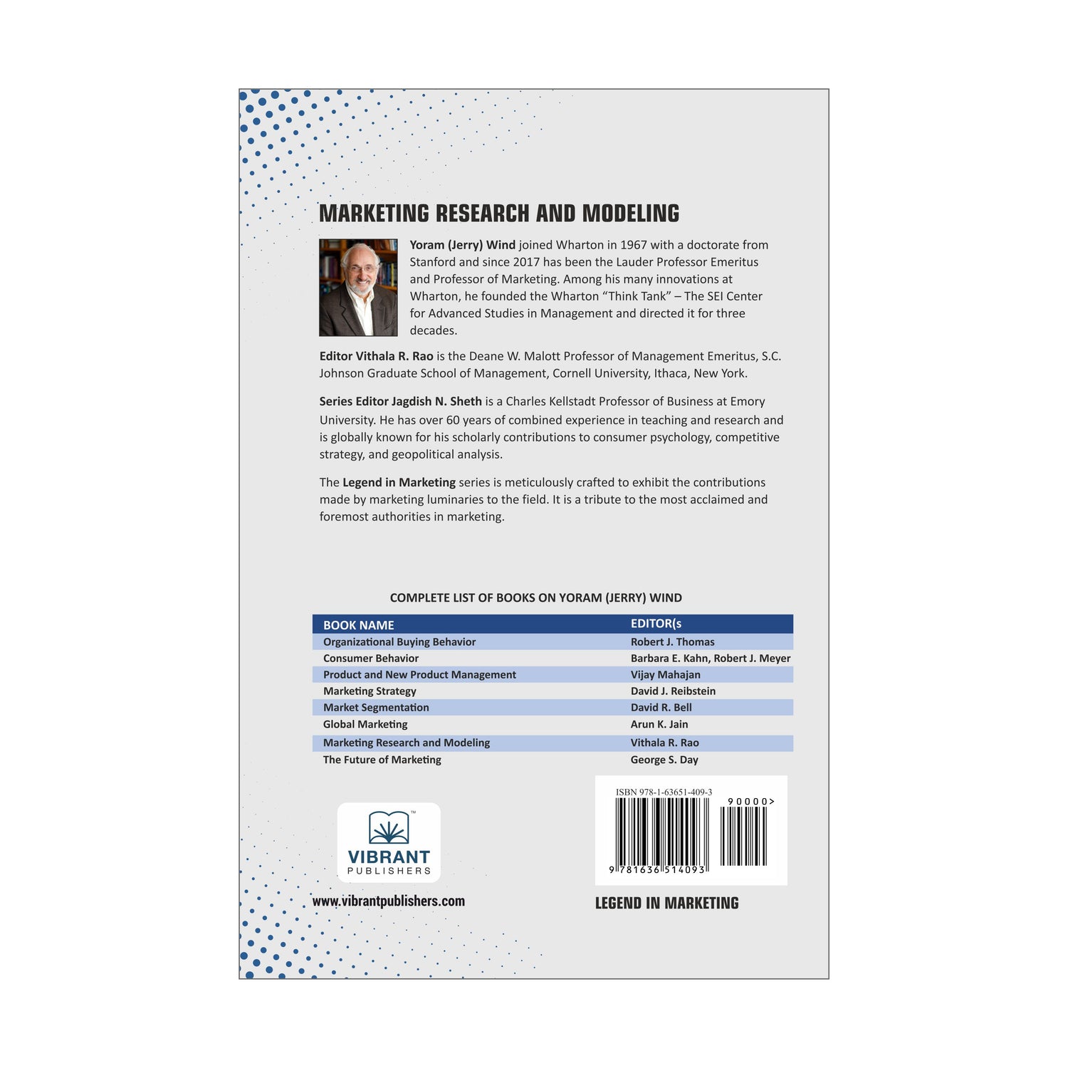 Marketing Research and Modeling