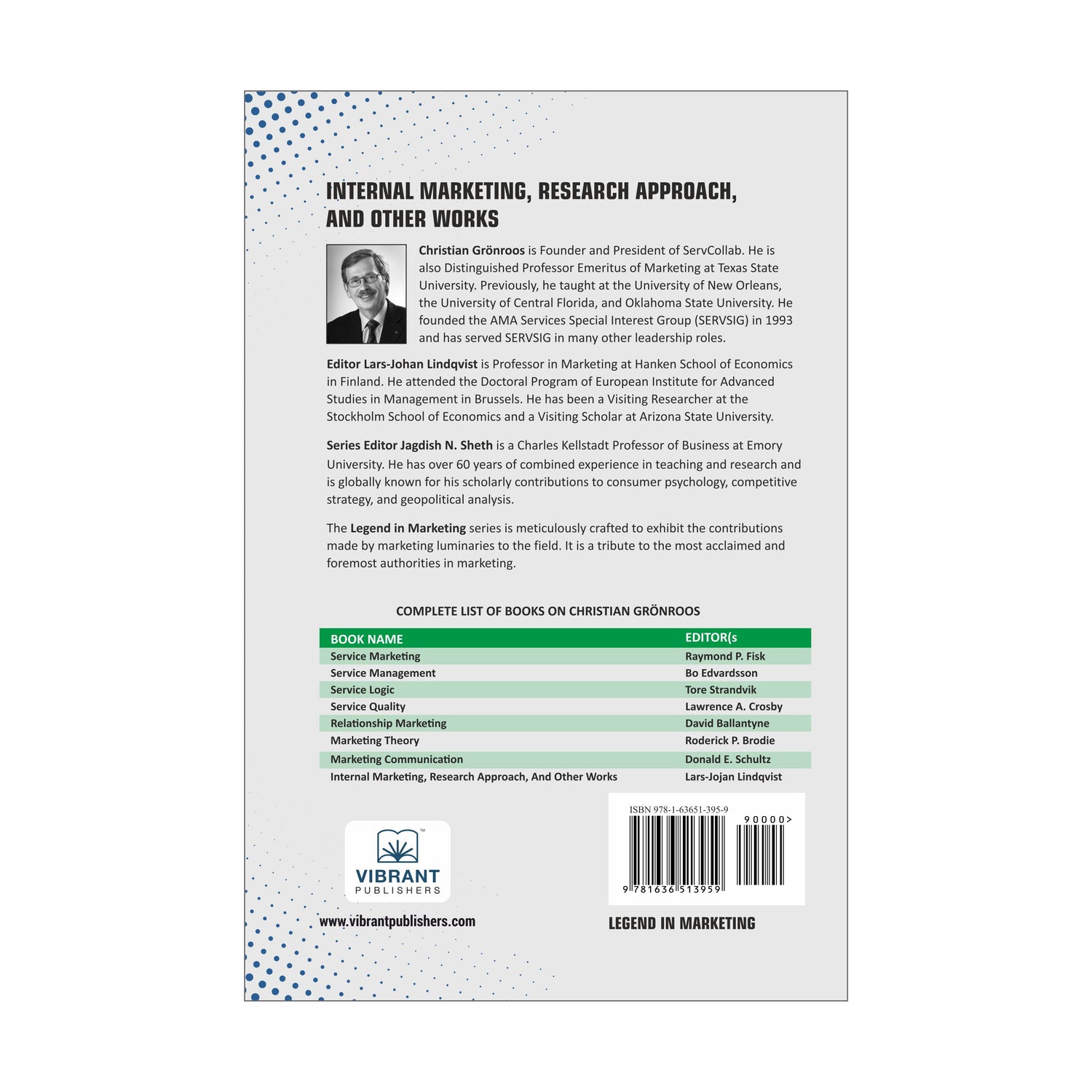 Internal Marketing, Research Approach, And Other Works