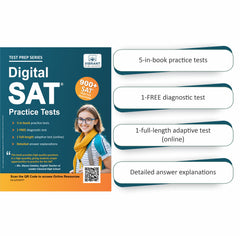 Digital SAT Prep Ultimate Self-Study Course : Set of 4 Books