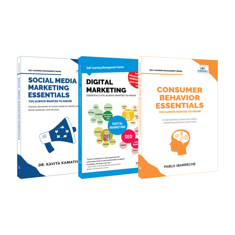 Digital & Social Media Marketing + Consumer Behavior Essentials: Strategy, Content, SEO, Metrics, Targeting & Insights (Set of 3 Books)
