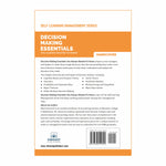 Back cover of Decision-Making Essentials book