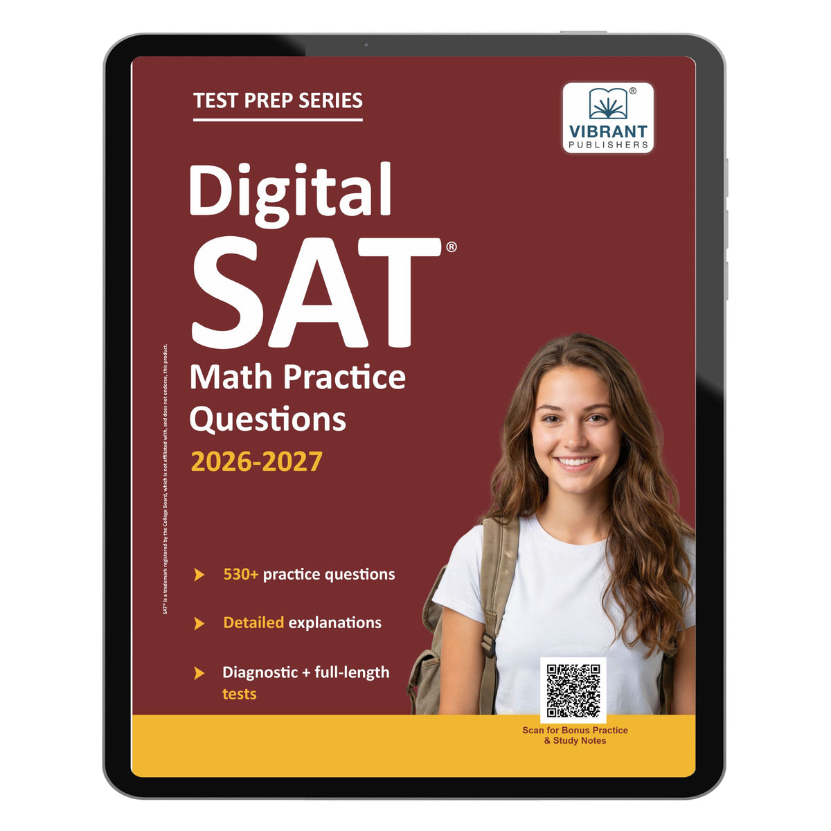 Digital SAT Math Practice Questions 2026 - 2027 - Vibrant Publishers LLC