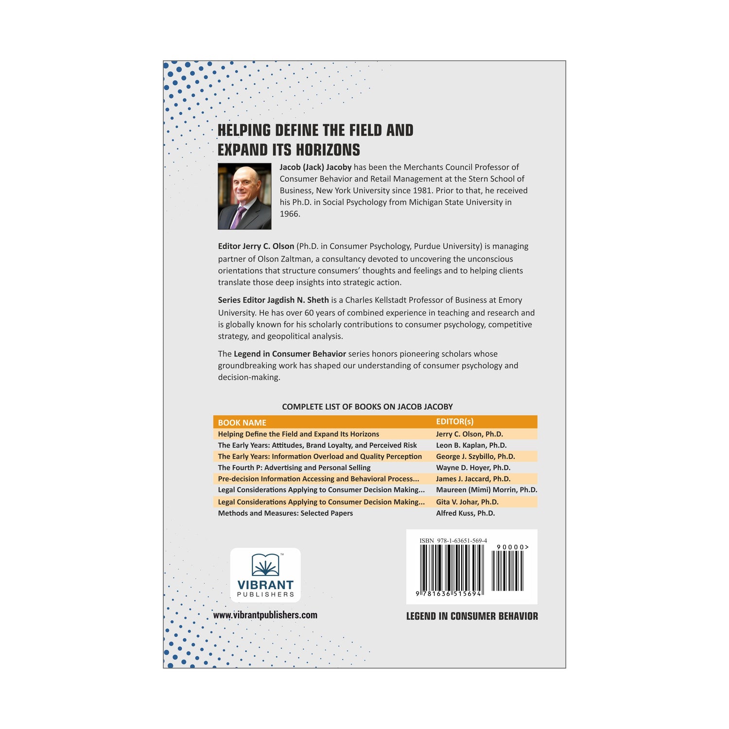 Helping Define the Field and Expand Its Horizons