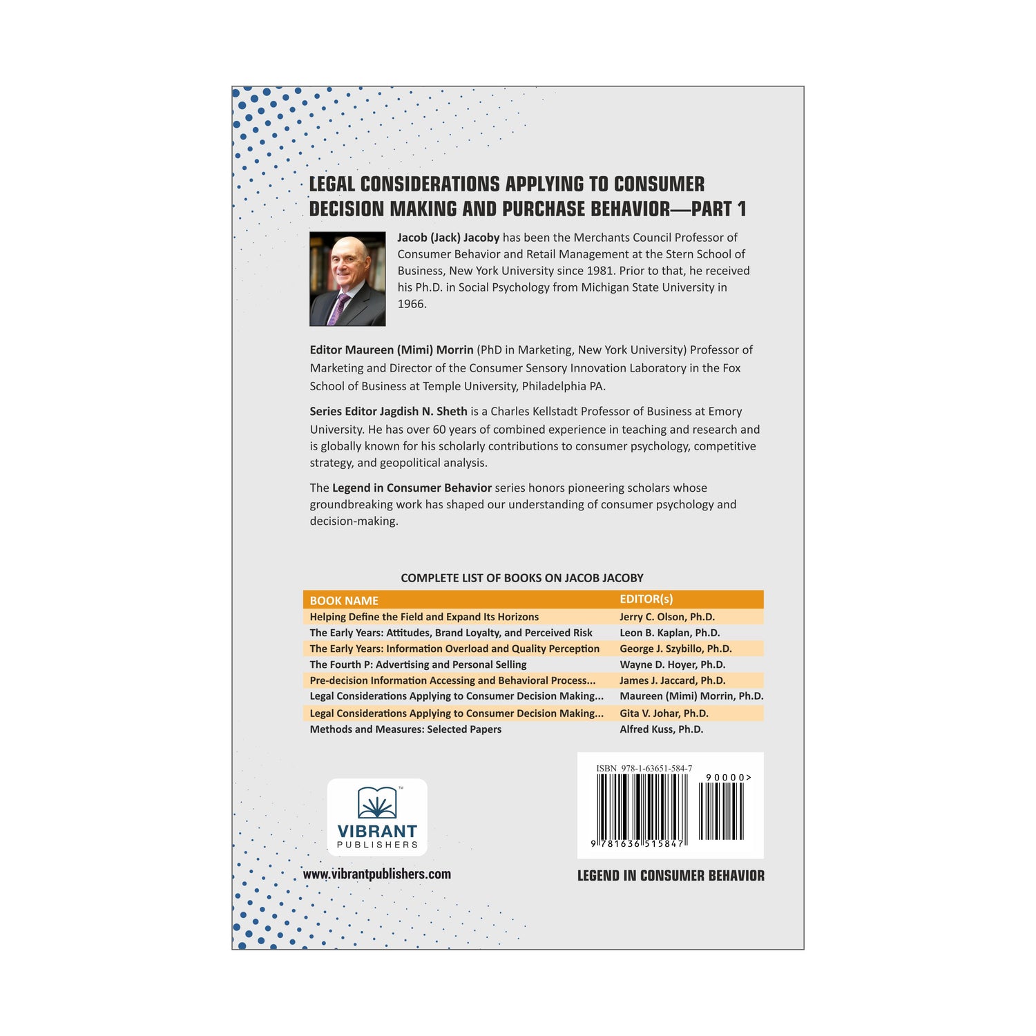 Legal Considerations Applying to Consumer Decision Making and Purchase Behavior-Part 1