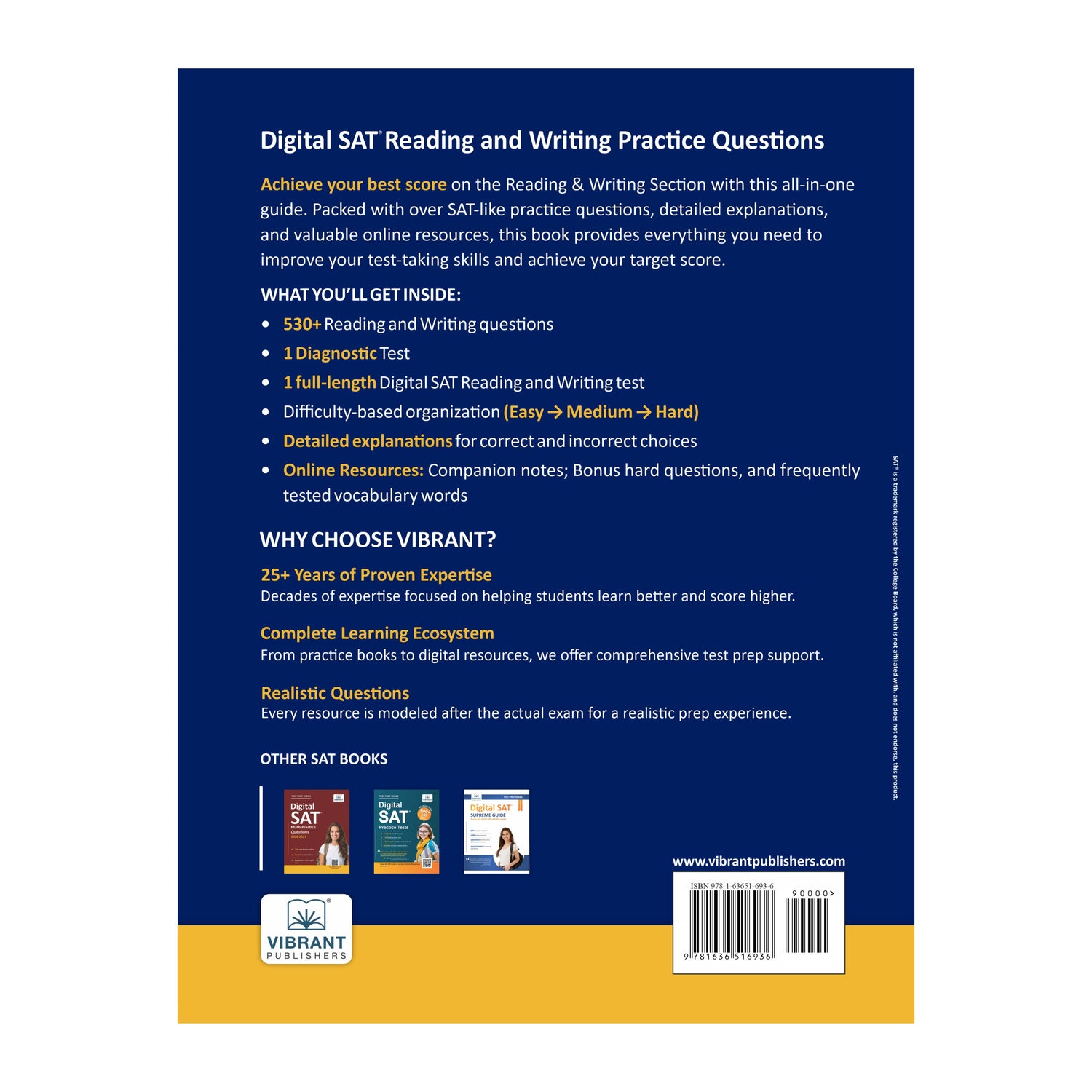 Digital SAT Reading and Writing Practice Questions (3rd Edition)