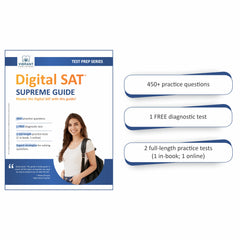 Digital SAT Prep Ultimate Self-Study Course : Set of 4 Books