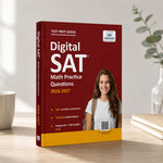 Book of digital SAT Math practice Questions by Vibrant publishers. 