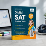 Book of digital SAT practice tests by Vibrant publishers. 