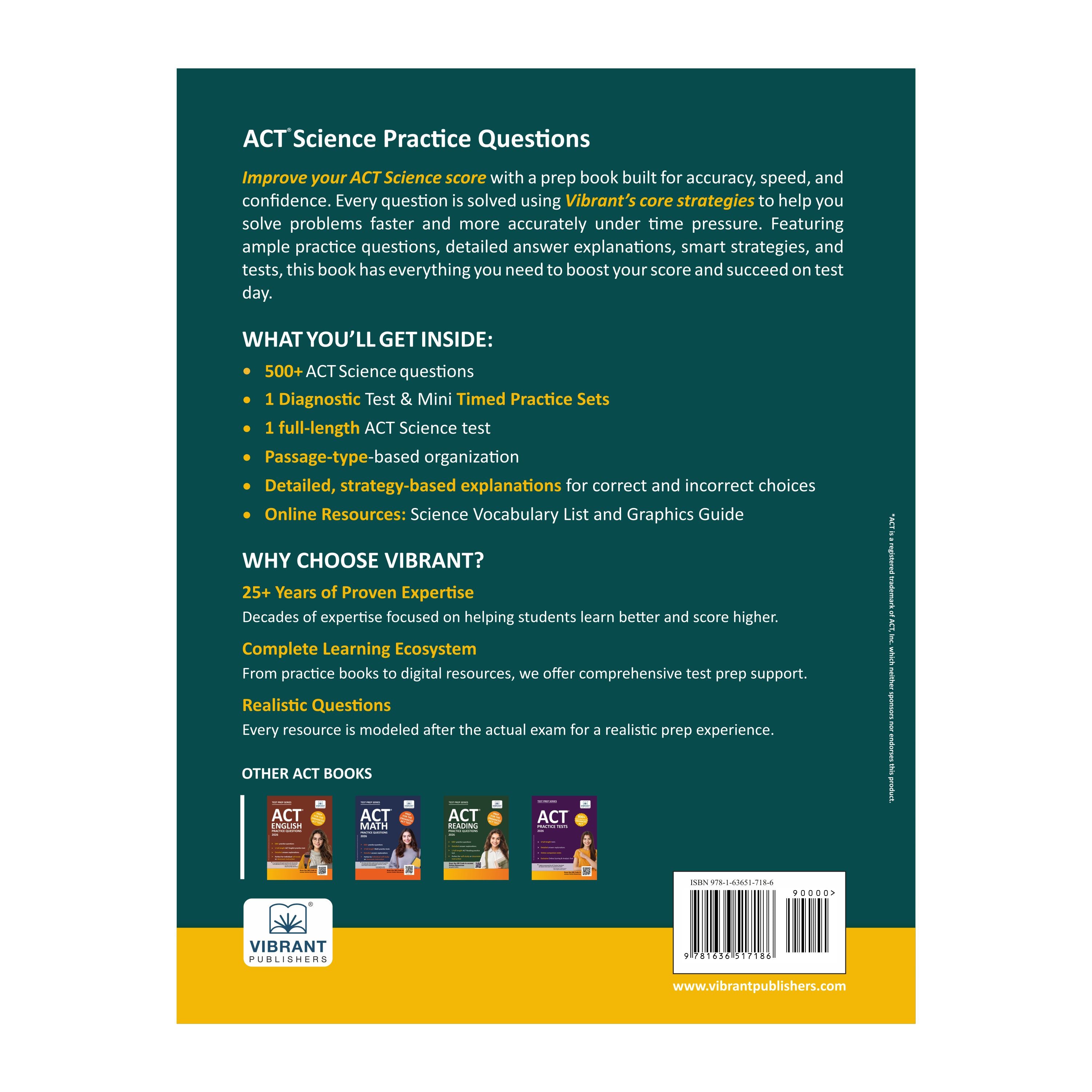 ACT Science Practice Questions - Vibrant Publishers LLC