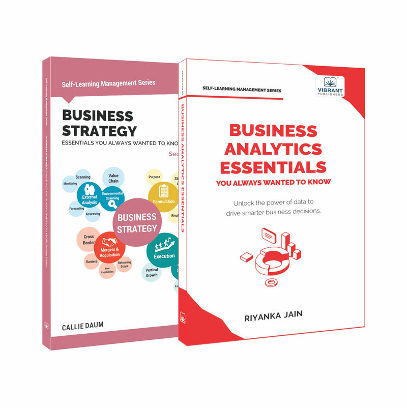 Business Strategy & Business Analytics Essentials Combo: Learn Strategic Management, Predictive Analytics, & Data-Driven Decision-Making – Set of 2 Books