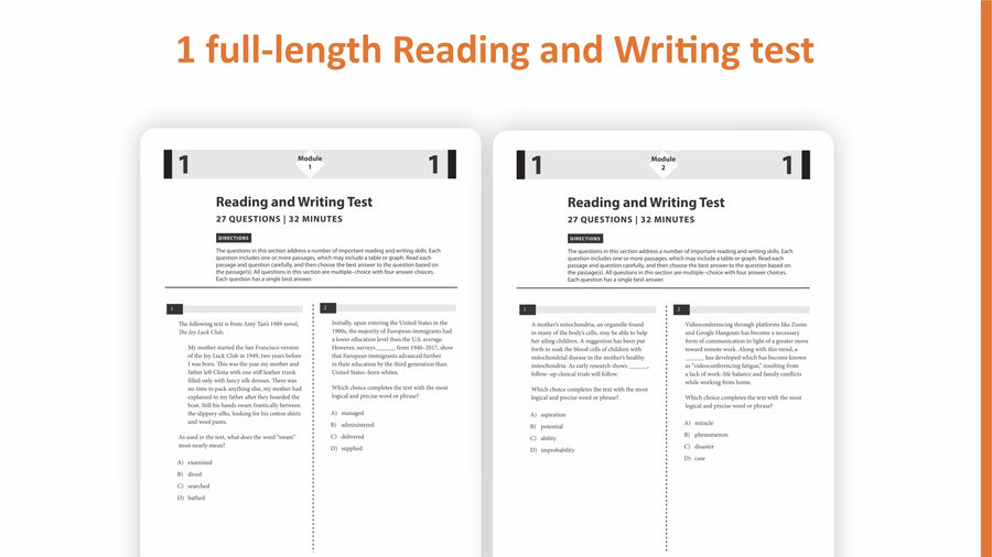 Digital SAT Reading and Writing Practice Questions - Vibrant Publishers LLC