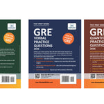GRE Complete Prep Set 2026: Practice Tests, Verbal & Quantitative Practice Questions, 1700+ Questions, Full-Length Tests, Timed Practice & Detailed Explanations – Set of 3 Books