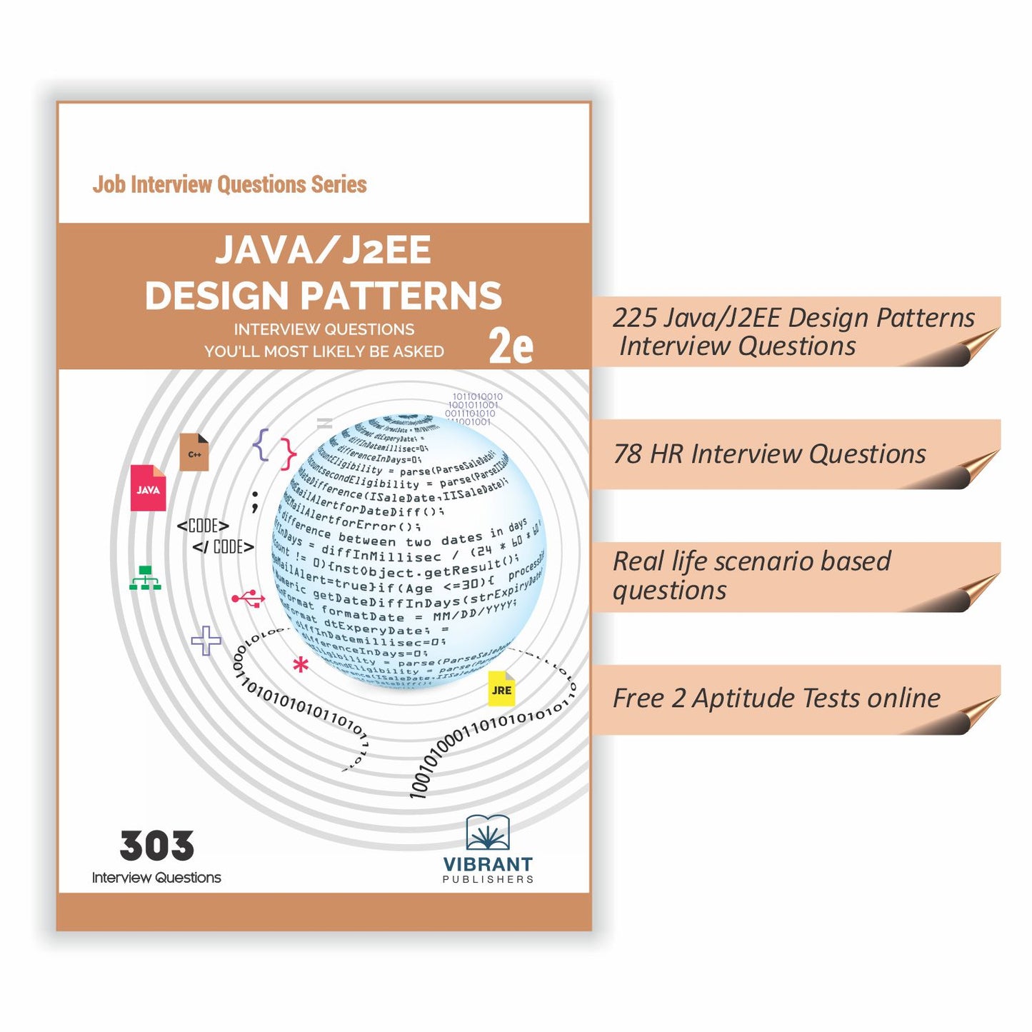 A Guide To Java Interviews - Gain insight into the roles played by a Java Programmer - useful to kickstart your Java career and get hired in the top IT companies (1000+ questions & aptitude tests)